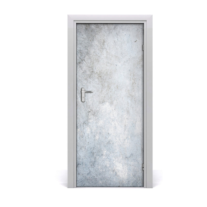 Concrete Background Door Decal