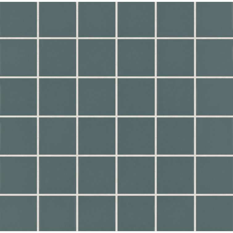 Marin 2" x 2" Square Matte Porcelain Mosaic Tile