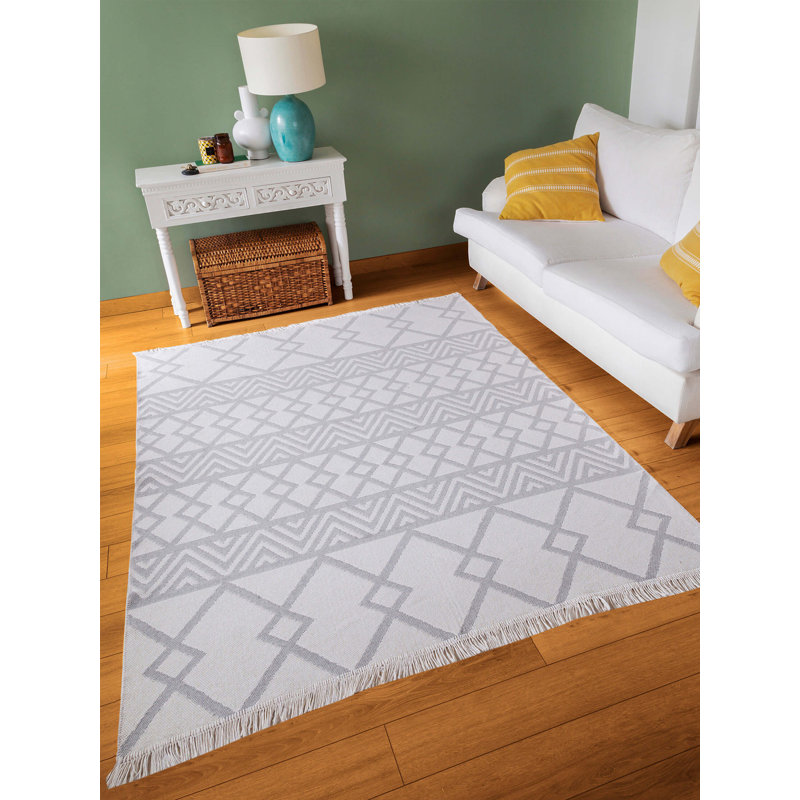Adorion Cotton Machine Made Indoor / Outdoor Area Rug, Runner 80 x 300cm