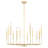 Yazlynn 12 - Light 31.5" Large Dimmable Classic / Traditional Candle Style Modern Industrial Metal Chandelier for Kitchen Island Living Room-881902116