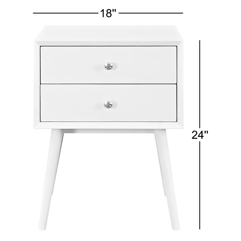Dispatch Nightstand, White