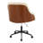 Ergonomic Office Chair With Adjustable Height, 360-Degree Swivel, Padded Faux Leather Seat And Backrest, Sturdy Metal Base With Casters For Comfort And Mobility.-639844467-639844468