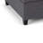 Ellis 36"W Upholstered Linen-Look Fabric Modern Square Coffee Table Storage Ottoman with Split Lift-Top-437395884