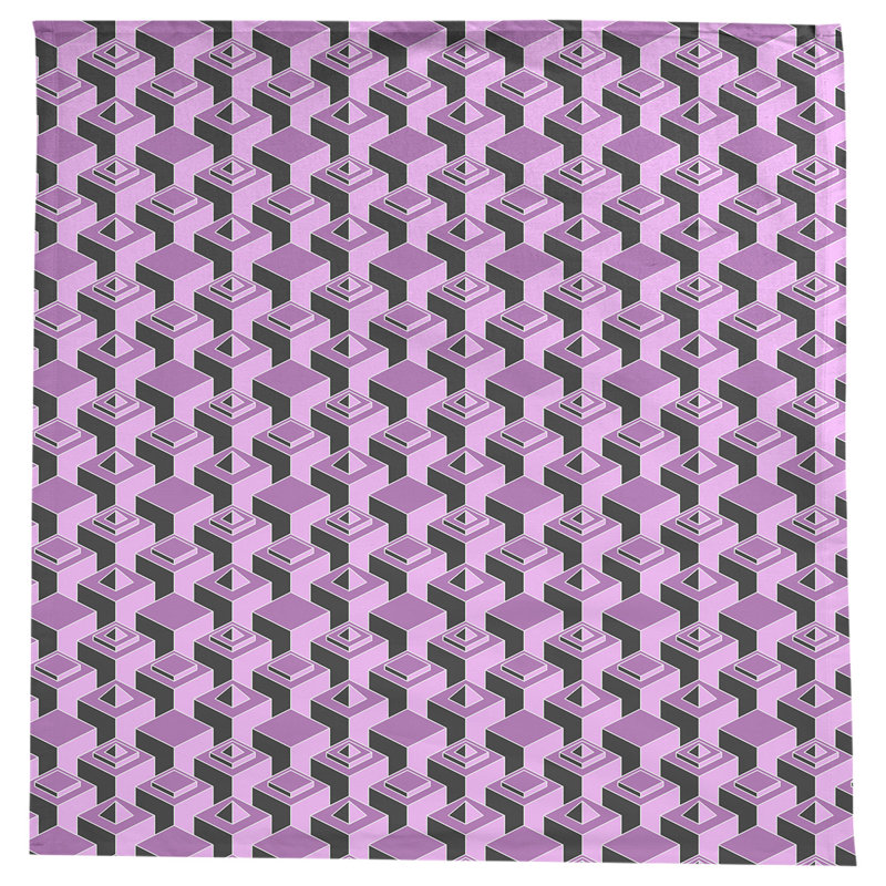 Nappe de gratte-ciels classiques, Violet / noir