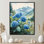 Hydrangées dans la prairie de montagne II - impressions sur toile d'hortensias