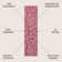 Tapis fuchsia / gris clair Hesperus Nevis
