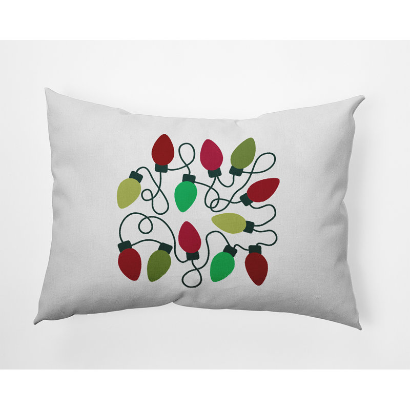 Coussin décoratif en polyester, 14 po x 20 po, Rectangulaire