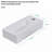 Ceramic Rectangle Wall Mount Bathroom Sink With Single Faucet Hole