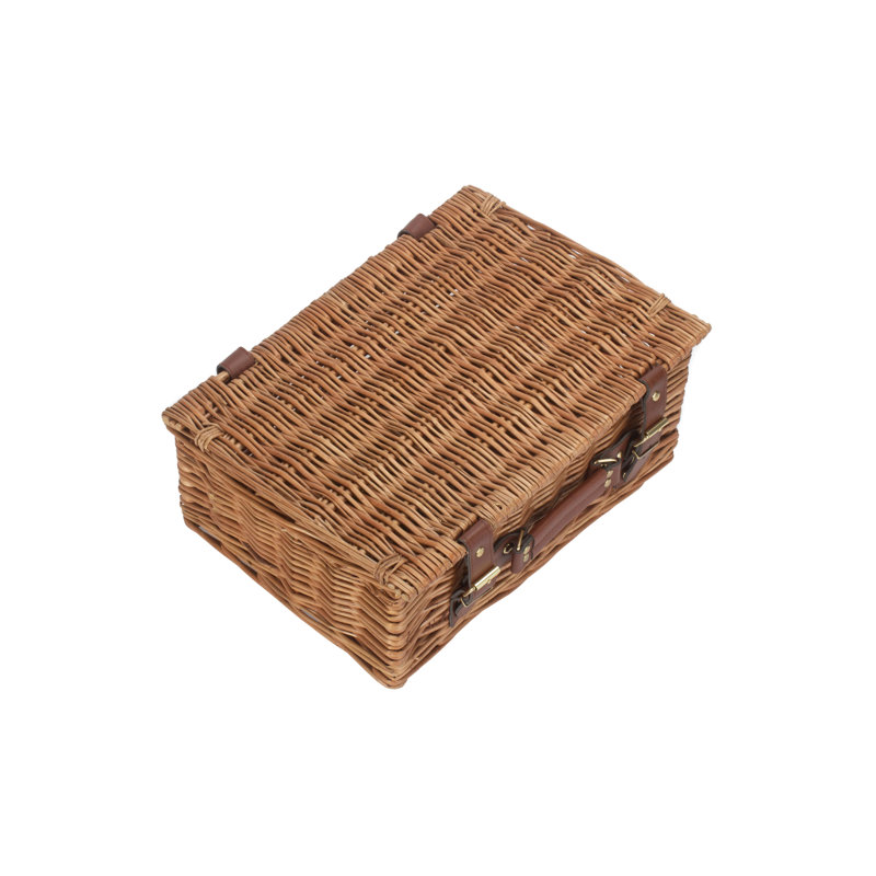Wicker 14" Hamper Basket, 15cm H x 36cm W x 26cm D