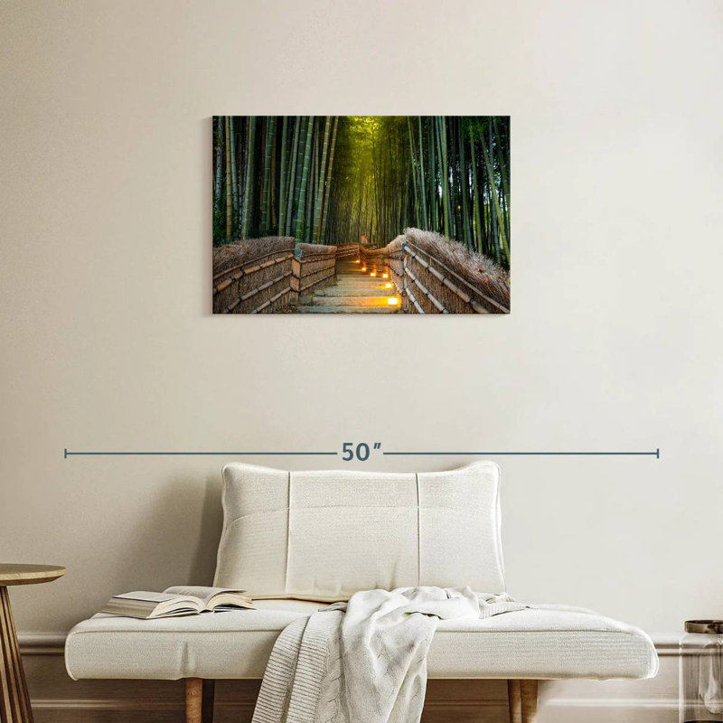 Sebbie Tranquil Arashiyama Bamboo Forest, 20" H x 30" W