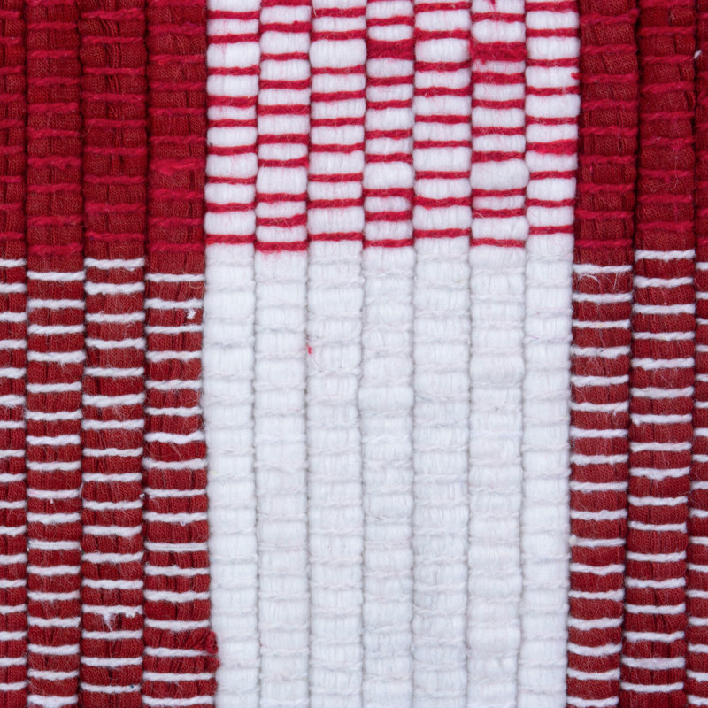 Tapis rouge en coton Weimar