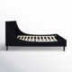 Helaina Upholstered Wingback Bed