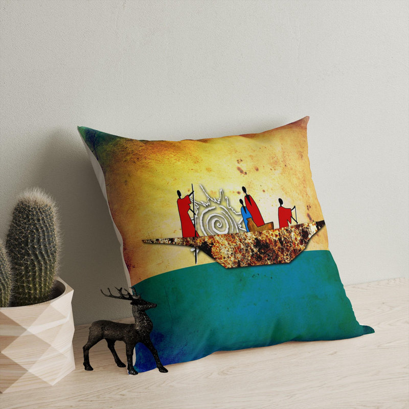 Premium Washable Cushion, 17.0 x 17.0 Inches, 50% Cotton / 50% Polyester, Silicone Filling, Concealed Zip | Soft, Comfortable & Ironable | Perfect for Home Decor, Living Room & Bedroom Accents