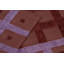 Kilim & Flatweave Cotton Geometric Area Rug in Red, Purple