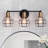 3-Light Modern Dimmable Bathroom Metal Vanity Light