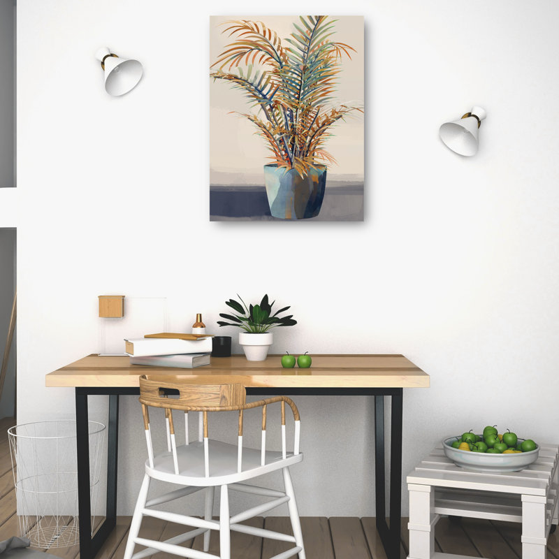 Potted Greens II 14" x 11" Canvas Art Print