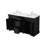 60'' Double Bathroom Vanity with Marble Top-1319866847