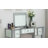 Silver Transitional Vanity Set With Stool, Mirror, And Storage Drawers For Bedroom | Gift Idea-1659947831