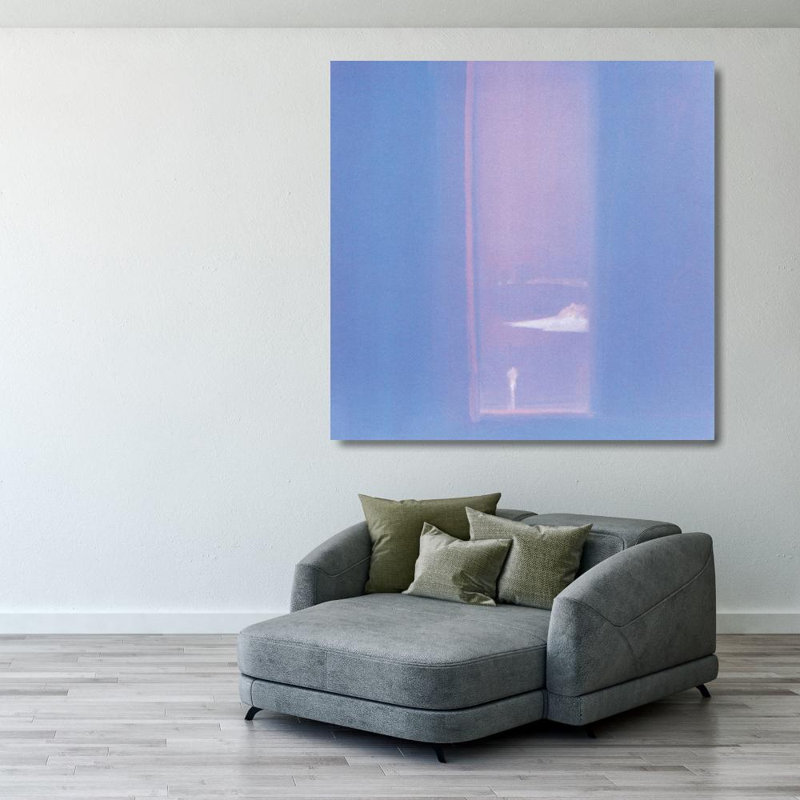 Mauve Lelant, H 28 po x l 28 po