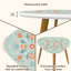 Ensemble de 2 tables basses gigognes Triangle
