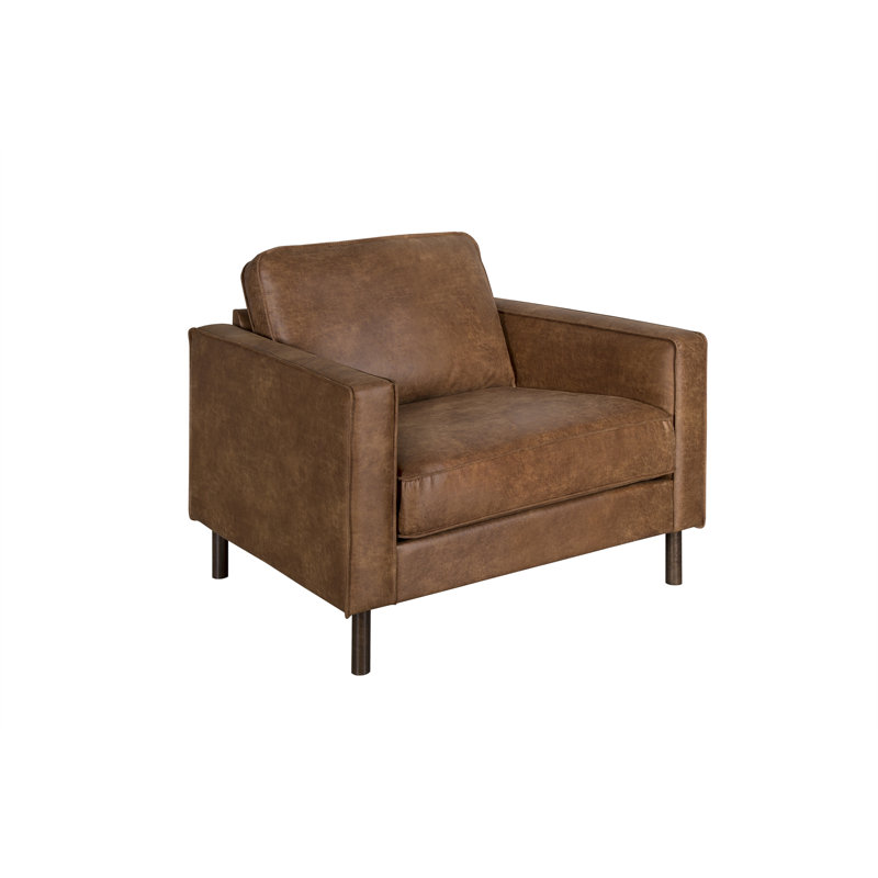 Linhart Upholstered Accent Chair, Brown