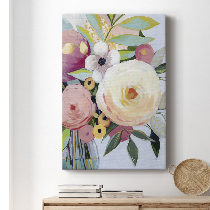 «Georgia Bouquet II», impression sur toile tendue, L 12 po x H 18 po
