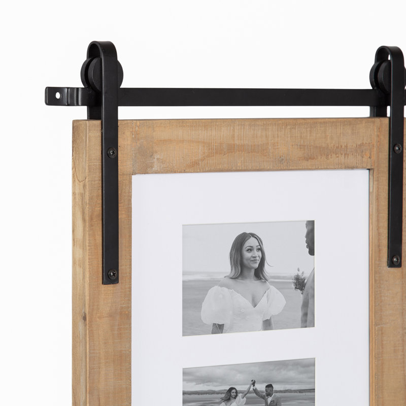 Cadre photo Prescott, 15.25" W x 26" H, Rustic Brown