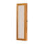 Armoire pour armoire à bijoux en bois massif avec miroir pleine grandeur, verrouillable au mur 47,5 x 14,3 po avec lumière DEL-808383158