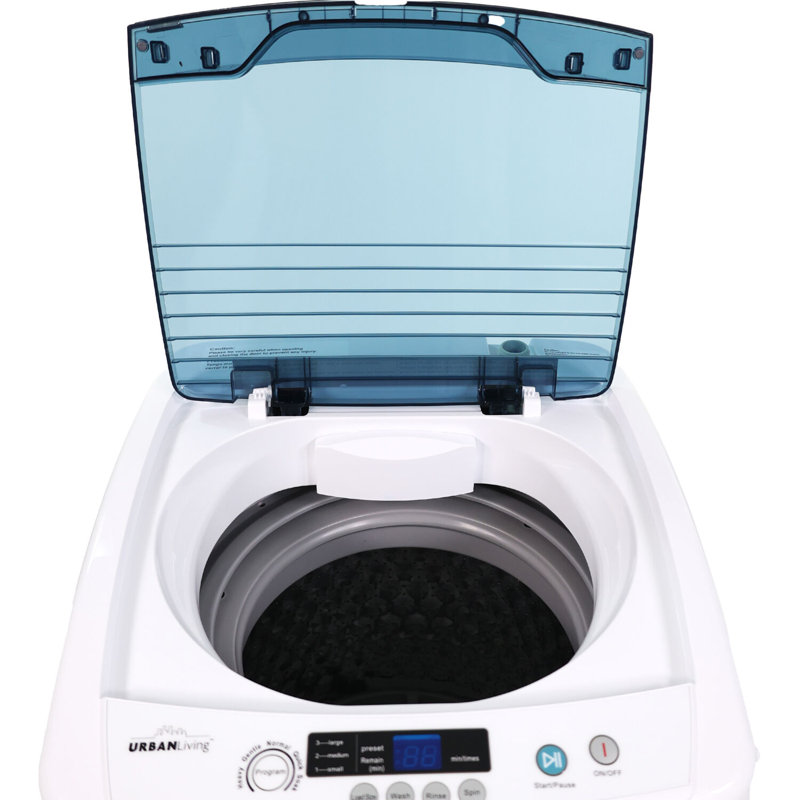 Urban Living 0.9-cu.ft. Compact Top Load Washer, Mini Portable Clothes Washing Machine for Apartment, Small Spaces Laundry Room
