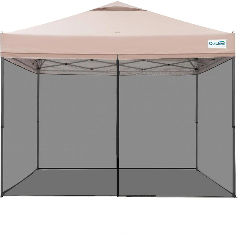 Quictent 10x10 Pop Up Canopy Tent - Instant Setup Gazebo for 1 Person, Portable & Compact, Waterproof & UV Protection, Ideal for Camping, Beach, Parties, and Outdoor Events