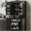 Armoire de cuisine de 71 po de hauteur avec 3 organisateurs coulissants, armoire de rangement autoportante avec 6 tablettes de porte et 2 tiroirs