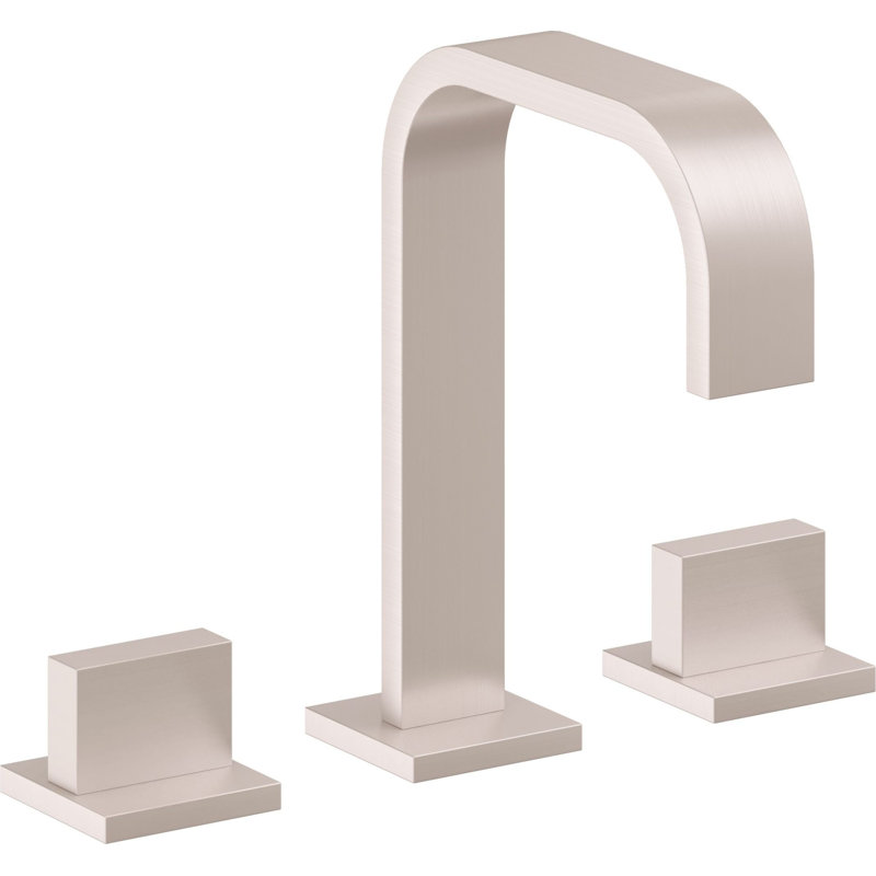 Mar 8" Widespread Lavatory Faucet, Satin Nickel