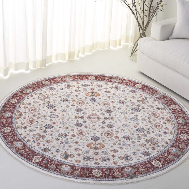 Milltown Performance Oriental Rug, Round 6'7"