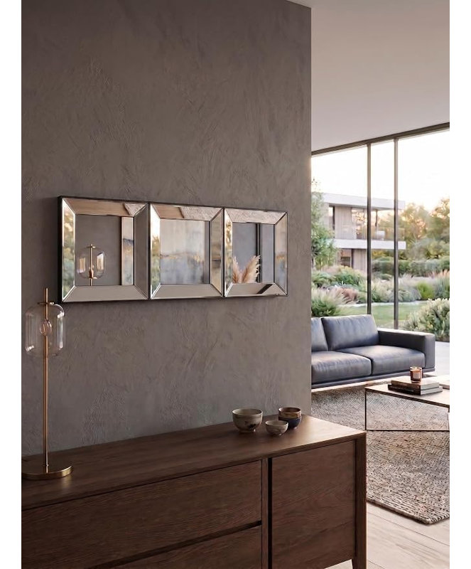 Plastic Square Wall Mirror