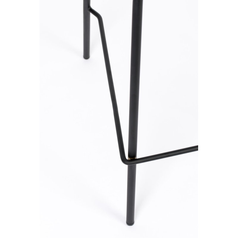 Jolien 26'' Counter Stool, Dark Gray, Black