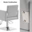 Fauteuil de coiffeuse à pompe hydraulique pour coiffeur, coiffeuse avec garniture cloutée-1401235757