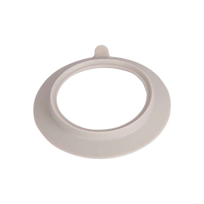 Tiny Dining Children's Bamboo Bowl Suction Cup, Grey