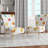 Upholstered Floral Side Chair - Modern floral Accent Chair-90396786