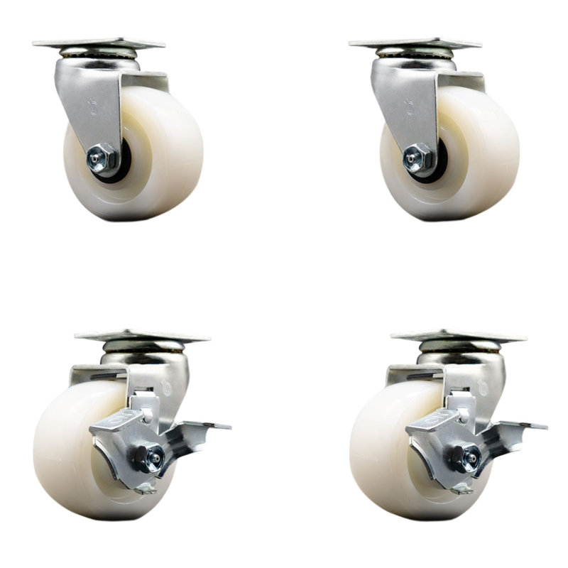 4-Piece Nylon Caster Set
