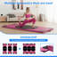 Tapis de gymnastique épais et multicolore 4 pi x 8 pi x 2 po Polar Aurora