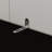 4-Door Glass Display Cabinet With Three-Color LED Lighting, Black