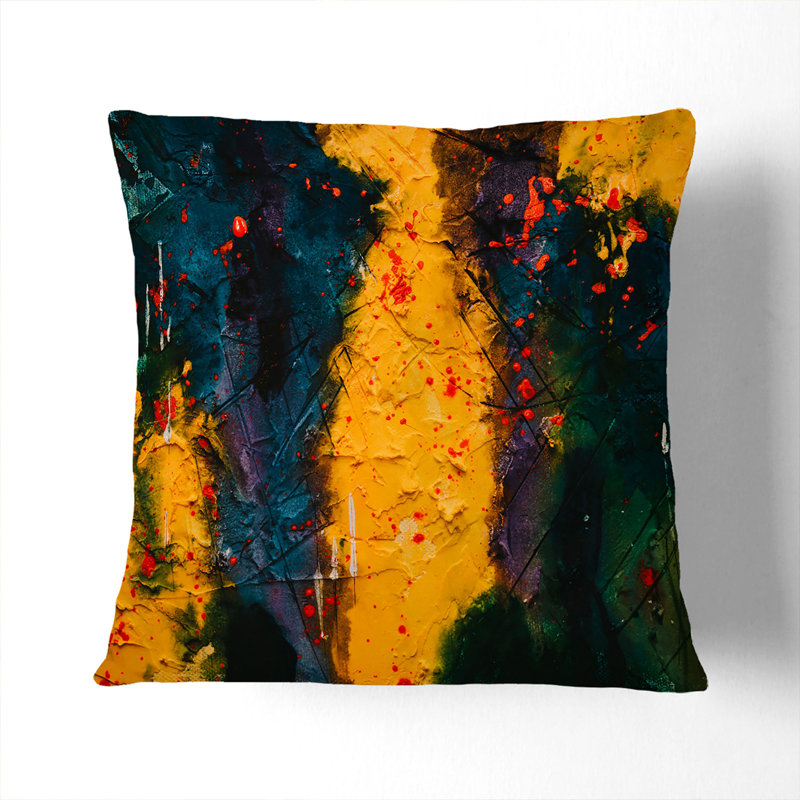 Abstract Square Cushion, 55 x 55 cm