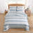 Tommy Bahama Prima Island Stripe Cotton Reversible Blue Quilt Set-124987482