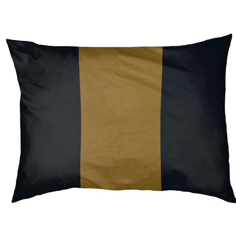 Coussin pour chien Auburn, Très grand (l 50 po x P 40 po x H 7 po), Noir / or
