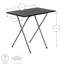 Harbour Housewares - Wooden Folding Desk & Chair Set-61894854-91418251
