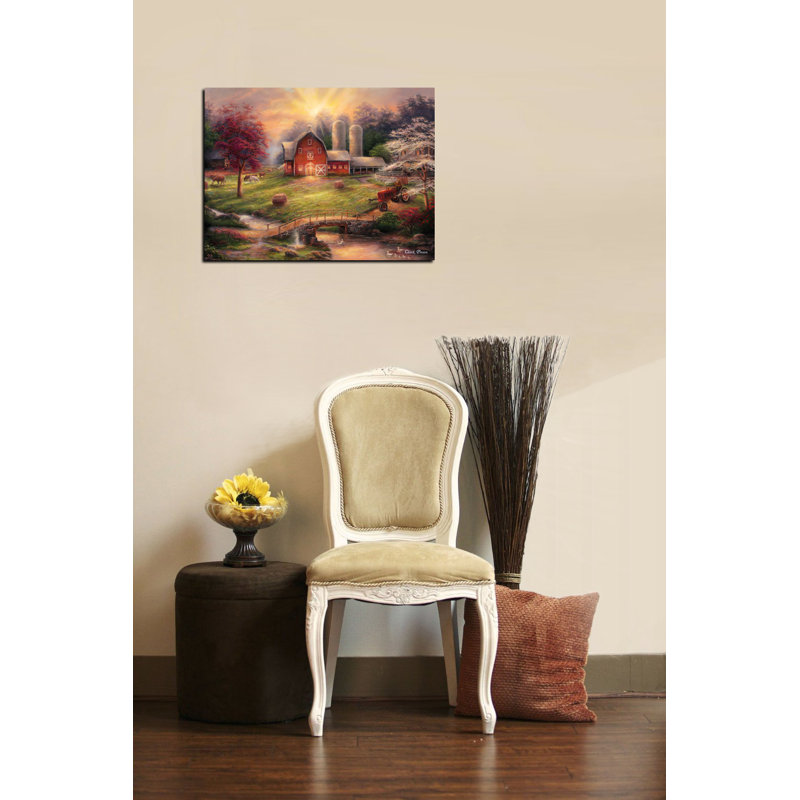 " Anticipation Of The Day Ahead " by Chuck Pinson, 40" H x 54" W x 1.5" D