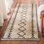 Bohemian Hand-Woven Ivory/Black Area Rug-1148504830