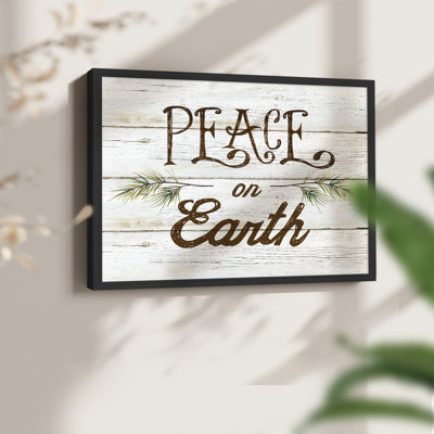 Peace on Earth Sprigs - Reproduction encadrée - Restickable