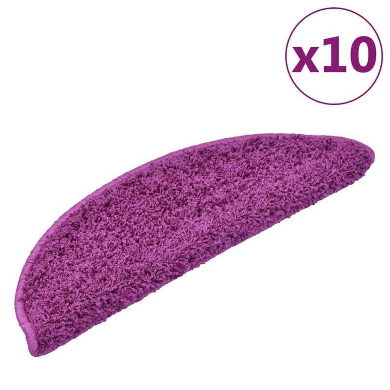 Stair Mats Violet, Semi-Circle 10.56cm x 20cm