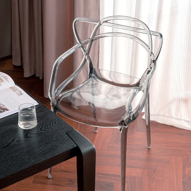 Chaises d'appoint empilables, 1, Clear